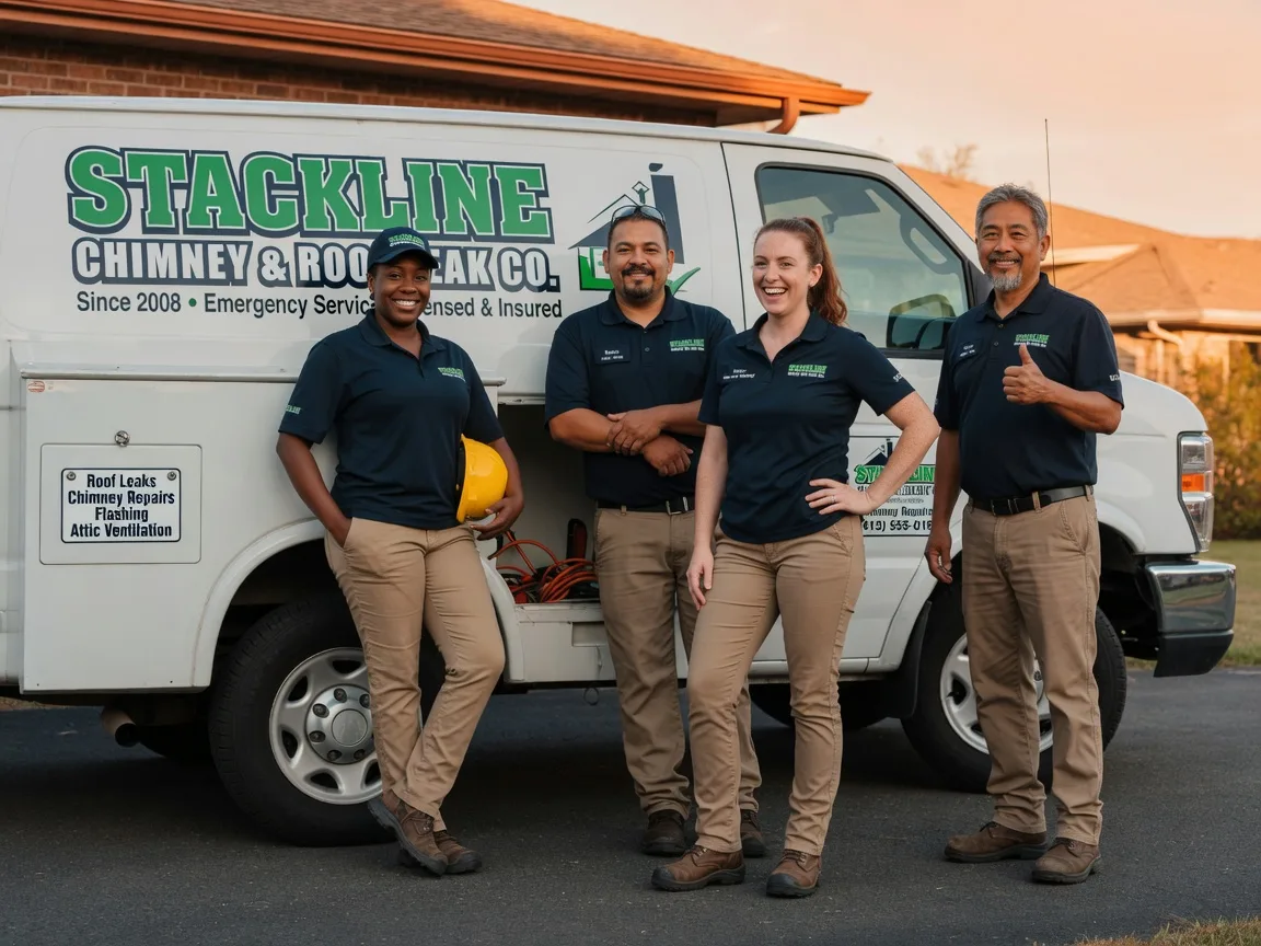 Chimney flashing repair company in Esmond, IL